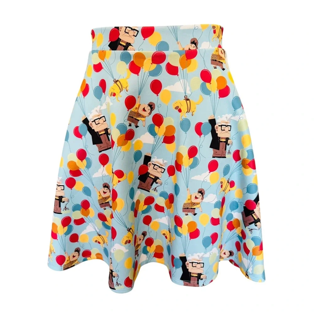 Torrid 3 (3X 22/24) Disney Pixar Up Movie Balloon Scuba Knit Skater Skirt Dug